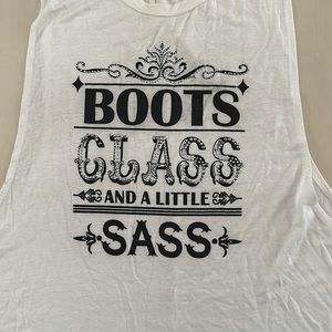 Boots Sass & Class Concert Tee